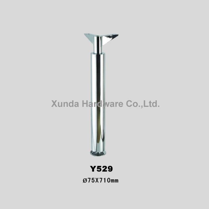 Chrome Metal Folding Height Adjustable Steel Table Leg Y529